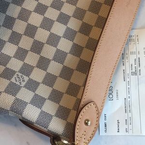 Authentic Louis Vuitton Delightful MM Damier Azur